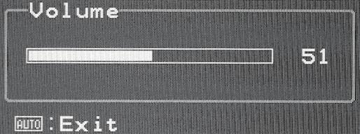 6) Głośność (Volume) Naciśnij przycisk MENU, jeśli chcesz wejść do menu