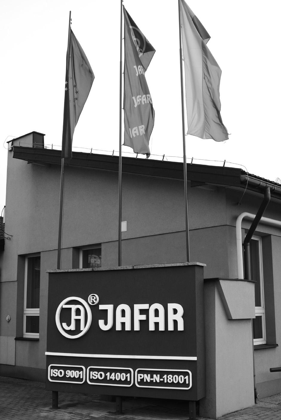 JAFAR S.A. to obecnie jeden z czołowych producentów armatury wodociągowej, gazowej oraz do instalacji przemysłowych w Polsce i na świecie.