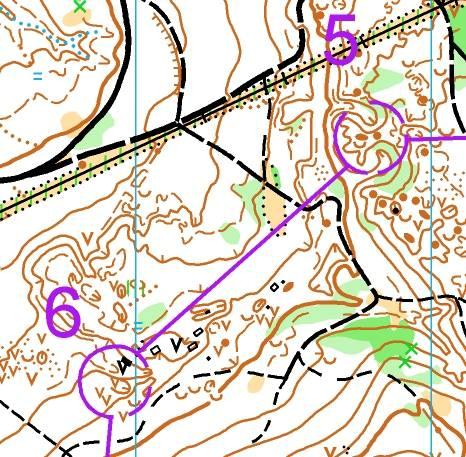 etap I bieg średniodystansowy Nawojowa Góra: Etap 1 skala 1:10 000 las bukowy, o bardzo dobrej przebieżności, bogata rzeźba, trasy przebiegają po pozostałościach dawnej kopalni.