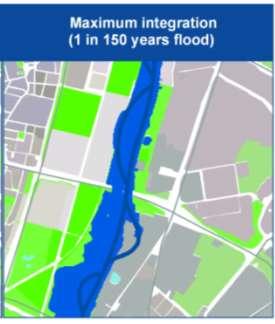 Portowo Analiza hydrologiczna Progi w wpływie zakola obniżą wpływ sedymentu i pływających zanieczyszczeń do akwenu, i zabezpieczą przed dodatkowym obniżeniem poziomu w rzece Obustronne