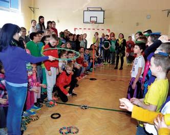 aktywny dzień wiosny z konkursami i turniejami