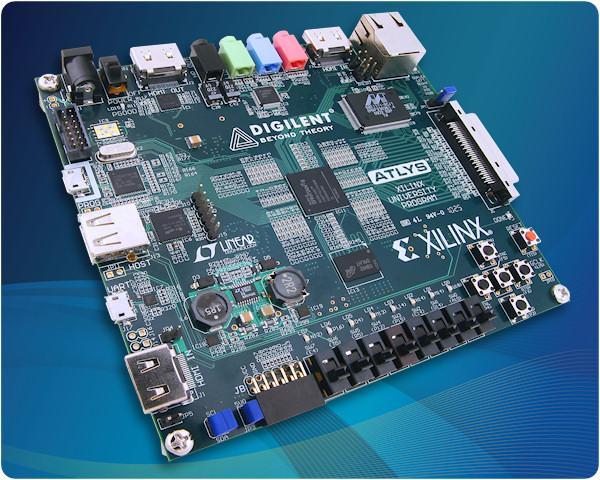 Digilent Altys Starter Kit Board The Spartan-6 LX45 is optimized for high-performance logic and offers: 6,822 slices each containing four 6-input LUTs and eight flipflops 2.
