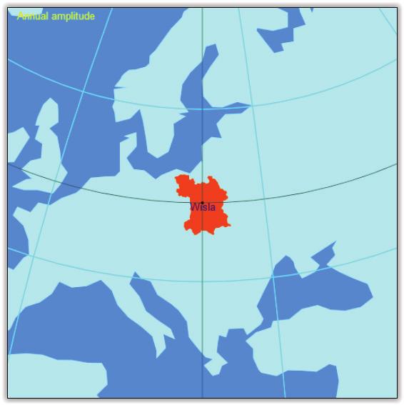 D. Badora Studium wykorzystania modelu GRACE w ocenie zmian poziomu wód gruntowych... 23 nów Zjednoczonych (Teksas).