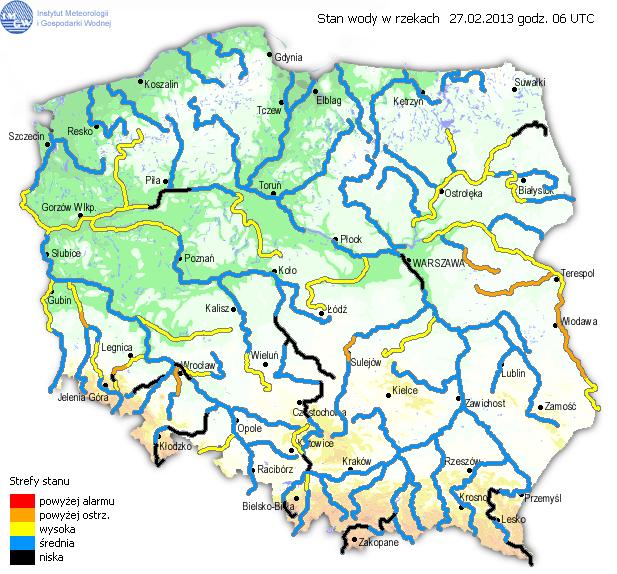 INFORMACJE HYDROLOGICZNO - METEOROLOGICZNE