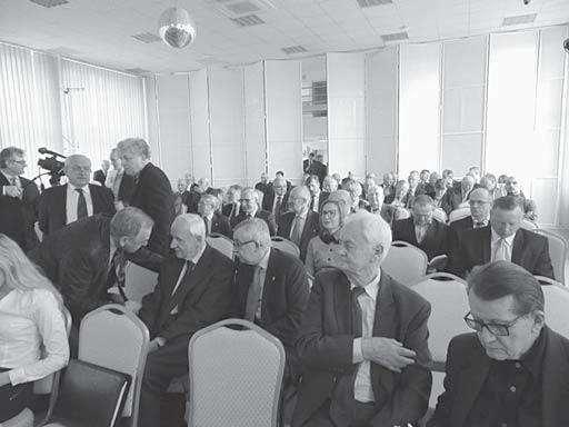 Uczestnicy uroczystości 23-rocznicy powstania PLP w Instytucie Technicznym