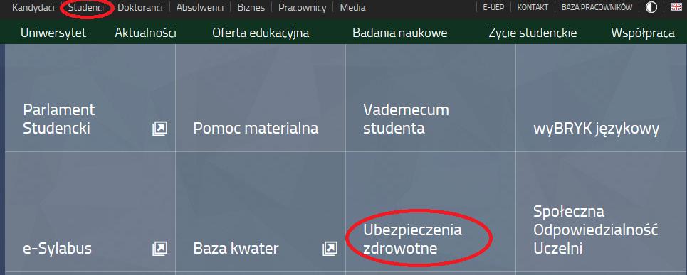 III. Ubezpieczenie zdrowotne po 26 r.ż. Studenci, którzy ukończyli 26 rok życia i nie mają prawa do ubezpieczenia z innego tytułu (umowy o pracę, umowy zlecenia itp.