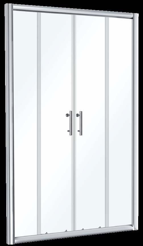 unika aina drzwi natryskowe drzwi natryskowe Wymiary: 66~70 x 195 cm (unika 70) 76~80 x 195 cm (unika 80) 86~90 x 195 cm (unika 90) Szkło: 6 mm, hartowane Profile: aluminiowe, chrom Drzwi: