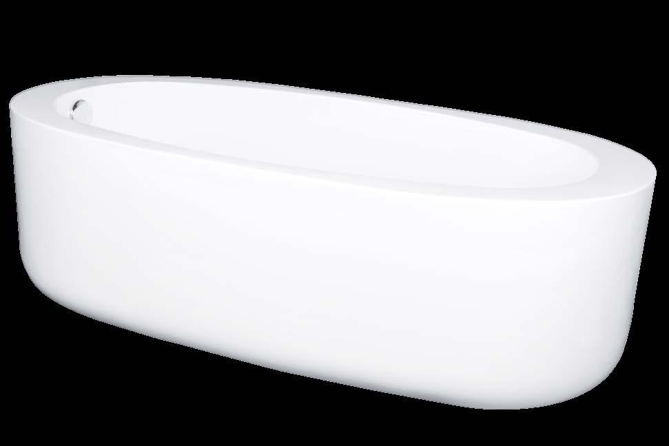 40 Free-standing bathtub size: 178 x 79 x 60 cm 178 Free-standing bathtub size: 169 x 80 x 57 cm CAPACITY: 270 L Material: sanitary acrylic 60
