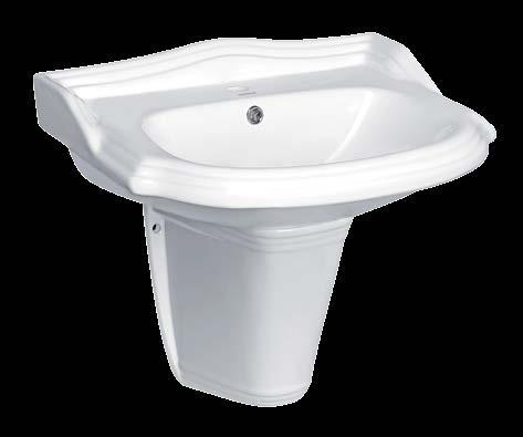 COMPACT kr 12 Retro wash basin with a pedestal KR 11 Retro STANDING bidet kr 16