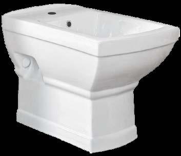 PEDESTAL KLEOPATRA 15 Wall-mounted bidet outlet: horizontal 100 mm