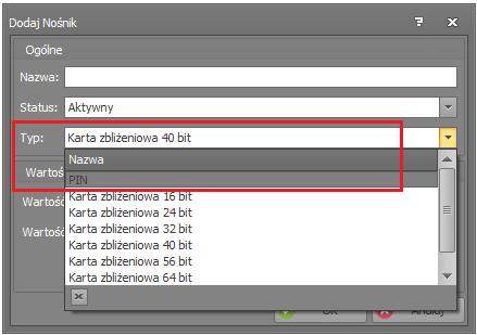 Wybierz jeszcze raz przycisk Dodaj by zdefiniować kolejny