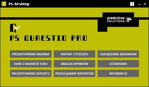 6 Elementy rozwiązania PS QUAESTIO PRO widoczne są również w bibliotekach programu IBM SPSS Data Collection Author.