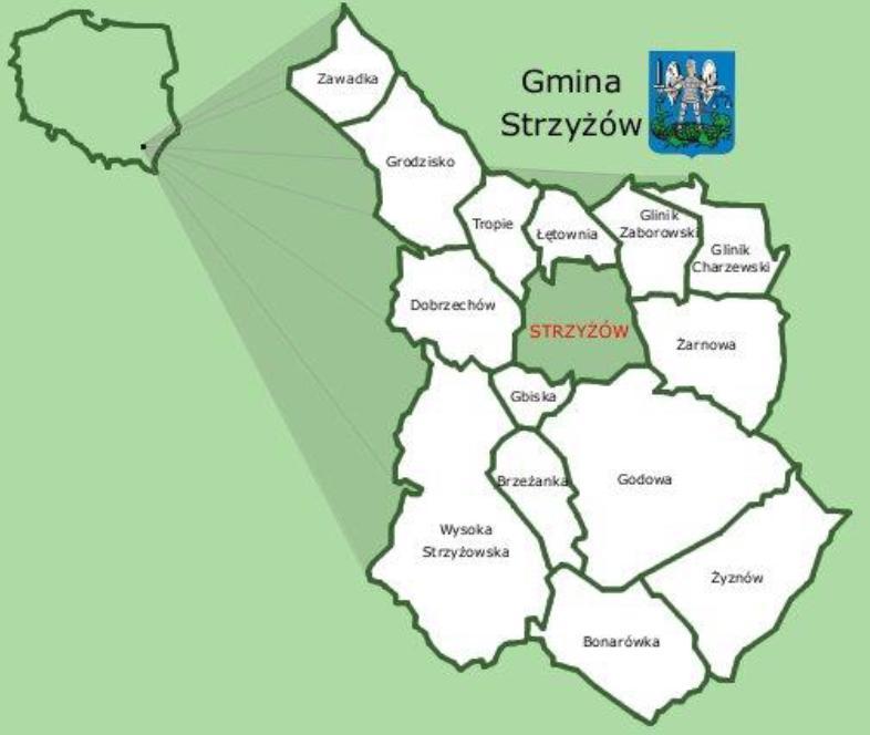 2. CHARAKTERYSTYKA GMINY Na potrzeby Lokalnego Programu Rewitalizacji (LPR) charakterystyka Gminy Strzyżów została przygotowana w sześcioletnim horyzoncie czasowym, dla lat 2012-2015.