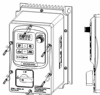 IP66/ NEMA 4X Krok 1: