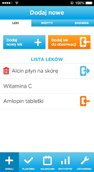 Proste i wygodne dodawanie leków To jak intuicyjnie i szybko