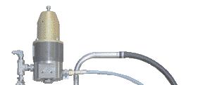 915 pneumatyczny Trójnik ze stali nierdzewnej pistolet AIRMIX F 1/2" JIC M 1/2" JIC 029.520.