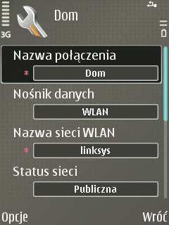 ewentualnego szyfrowania i klucza WEP/WPA/WPA2. 3.