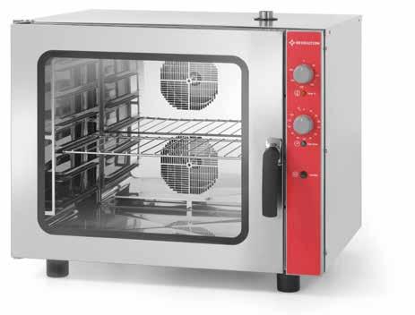 Piece gastronomiczne, konwekcyjno-parowe elektryczne, sterowanie manualne Obudowa oraz komora