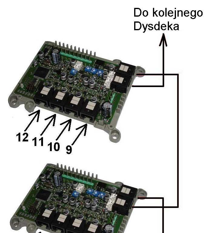 REGULACJA/ PROGRAMOWANIE REGULACJA REGULACJA JASNOŚCI ORAZ KOLORU Po zaprogramowaniu wszystkich monitorów (odbiorników) należy wyjść z menu programowania zasilacza i wykonać reset dysdeków poprzez