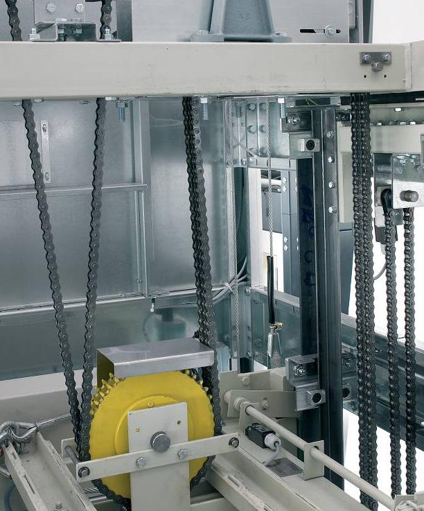 Monte-charges accessibles EN 81-31 et directive machines 2006/42/EG Donnés de base: Capacité de 300 à 2000 kg Cabine jusqu à 3 services en équerre Course jusqu à 12 m Portes palières à un ou deux