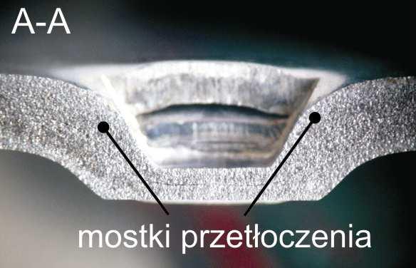 7 zostały poddane testom wytrzymałościowym na ścinanie, aż do ich całkowitego rozdzielenia.
