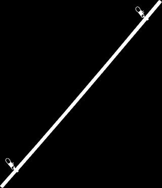 ANTYSPLĄTANIOWA WYGIĘTA Z AGRAFKĄ, BEZBARWNA BENT ANTI TANGLE TUBE WITH