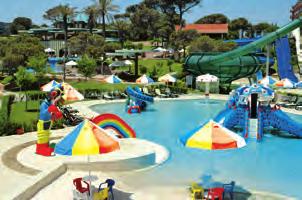ogrodzie: 70 suit rodzinnych Verde Family Suites (2 sypialnie połączone drzwiami), 8 suit deluxe (salon i sypialnia połączone