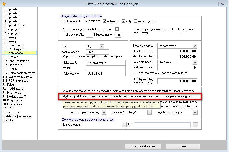 - symbol kraju = DE, D, AT - język niemiecki, - pozostałe symbole krajów - język angielski. 2. Przy aktualizacji bazy danych z wersji wcześniejszej niż 3.