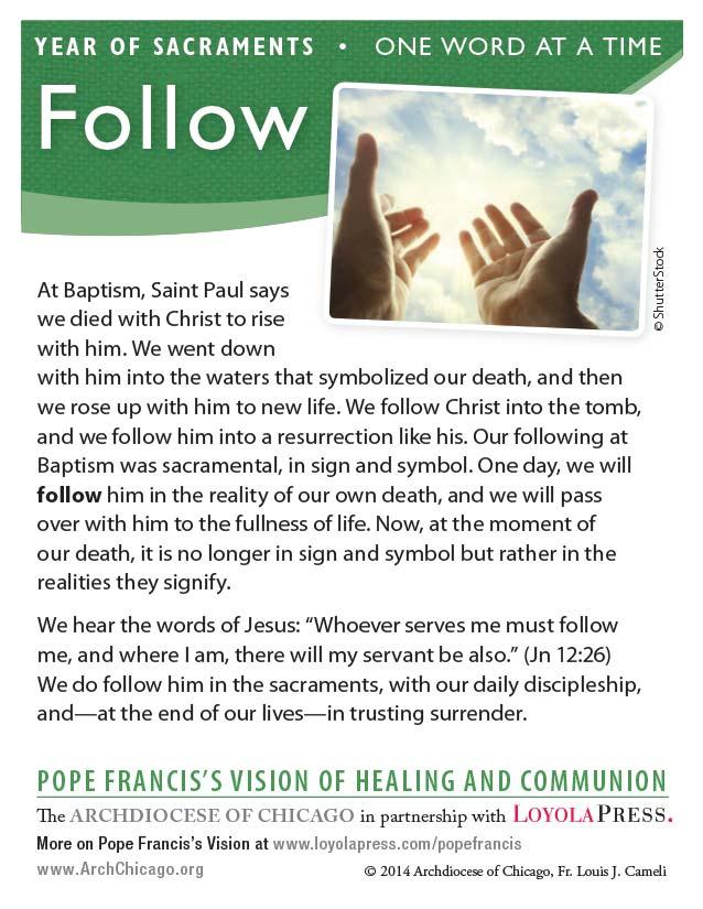 St. Mary s Parish News November 23, 2014 The Solemnity of Our Lord Jesus Christ the King Matthew 25:31-46 Jesus teaches that when the Son of Man comes in glory, he will judge the nations, separating