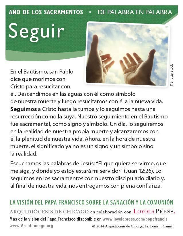 Porque tuve hambre y me disteis de comer, tuve sed y me disteis de beber, fui forastero y me hospedasteis, estuve desnudo y me vestisteis, enfermo y me visitasteis, en la cárcel y vinisteis a verme.