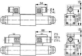 Jako wstępny (pilot) zastosowano sterowany elektromagnetycznie typu WE 6 (NG6).