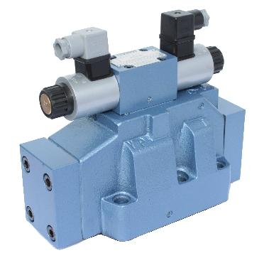 Rozdzielcz suwkowy sterowny elektrohydrulicznie typ WEH22 dm WN22 do 5 M do 45 /min KR R KLOGOW - INSRU RUKCJ OSŁUGI WK 46.