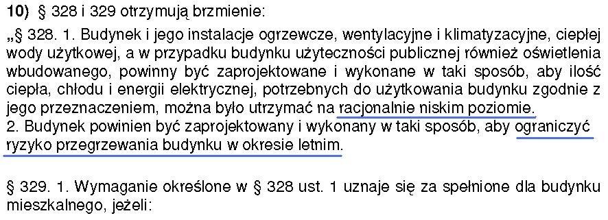 Rozporządzenie w sprawie warunków