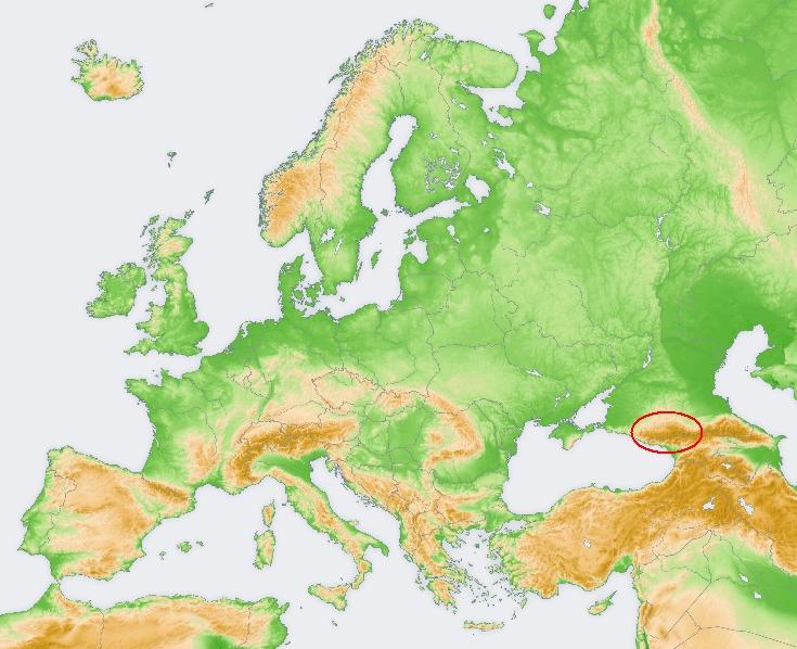 Kaukaz Centralny Pasmo Wielkiego Kaukazu to góry na granicy Europy i Azji.