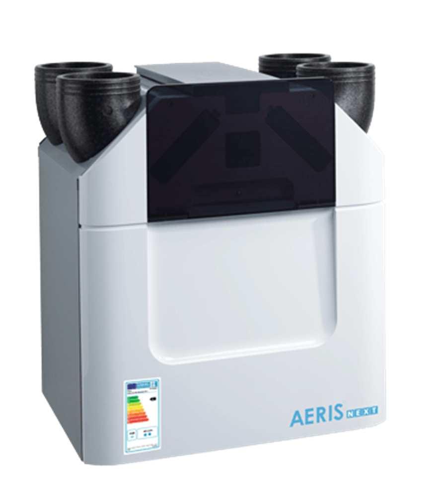 AERISnext 350 Rekuperator AERIS 350 zastąpiła nowa centrala wentylacyjna z odzyskiem ciepła AERISnext 350!