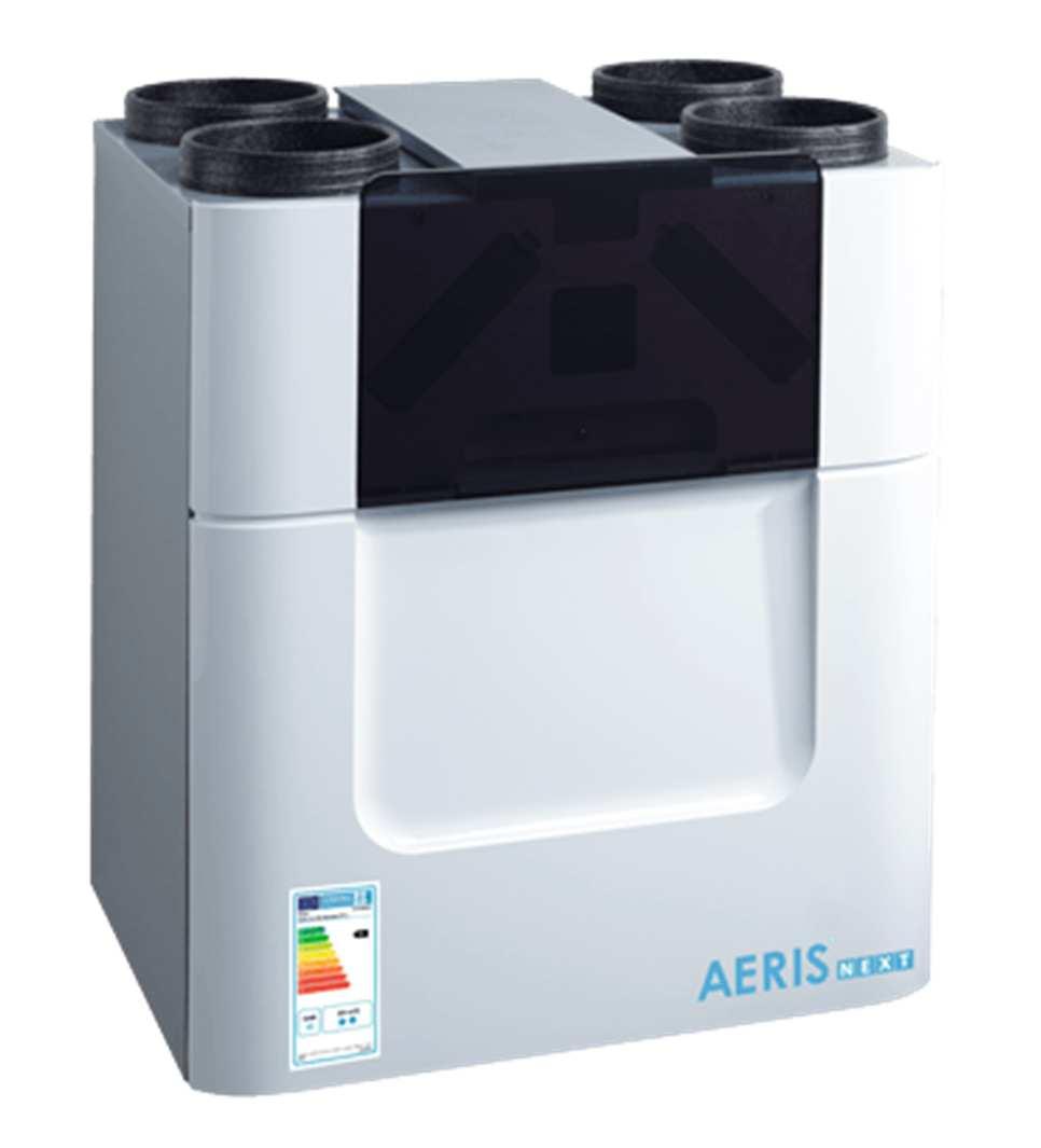 AERISnext 600 Rekuperator AERIS 550 zastąpiła nowa centrala wentylacyjna z odzyskiem ciepła AERISnext 600!