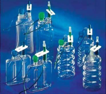 System drena u ran Drainobag 300 i Drainobag 600 wysokociênieniowy system drena u ran wysokociênieniowe butelki 300 ml i 600 ml zaopatrzone we wskaêniki pró ni trwa a kolorowa skala zacisk Êlizgowy