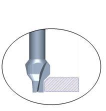 VHM-Profifräser zum Fasen von Kanten. Für CNC-Maschinen. Für Holz, Kunststoff bearbeitung. Vorschubgeschwindigkeiten von 4-12 m/min von 16 000-20 000 RPM. d1 L1 V L s Z Art.