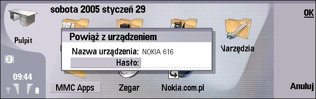Wiêcej informacji mo na znale¼æ w instrukcji obs³ugi zestawu samochodowego Nokia 616. Aby mo liwe by³o pobieranie kontaktów, nale y posiadaæ: Urz±dzenie Nokia 9300i.