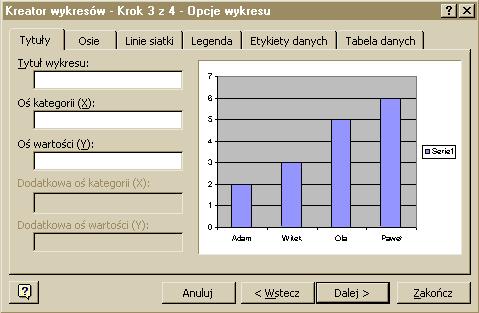 W przeciwnym wypadku mo emy cofn si do poprzedniego kroku przyciskiem [Wstecz] 4) Ten etap pozwala