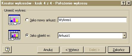 mo emy wpisa tytuł wykresu: Ta zakładka pozwala doda do kolumn wykresu warto ci z tabeli (lub np.