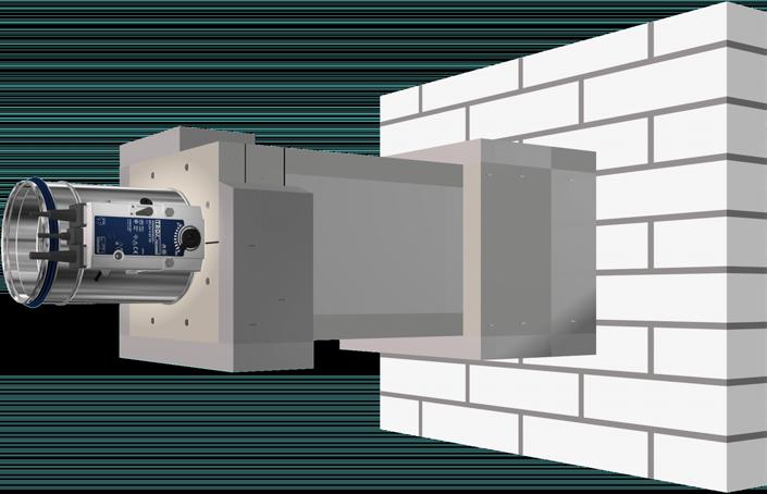 Akcesoria Zestaw montażowy WE Opis / WE / Zastosowanie Do montażu bezzaprawowego poza ścianą litą lub stropem (poniżej stropu, z poziomym przewodem) lub poza lekką ścianą działową z obustronną