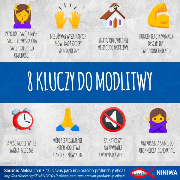 8 kluczy modlitwy Bardzo często spowiedź rozpoczynamy od Nie potrafię się modlić.