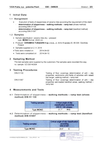 required certificates and
