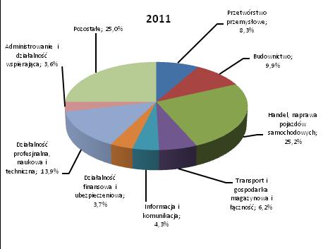 naprawa pojazdów samochodowych oraz działalnośd profesjonalna, naukowa i techniczna.