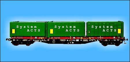 Podsystemy transportu intermodalnego/kombinowanego (4) SYSTEM ACTS (Abroll Container Transportation