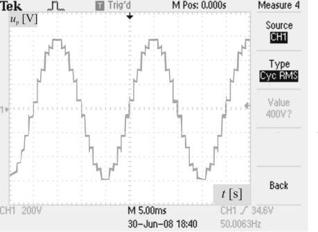 4 Zeszyty Problemowe Maszyny Elektryczne Nr 86/200 c) 2 p 6 6 p 6 p B2 B2 2 B2 2 przekładnia zwojowa transformatora z 2 /z = 2, układ połączeń uzwojeń, kąt β = -π/2 opóźnienia sterowania zaworów K2FN