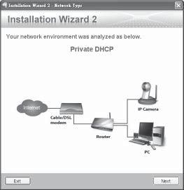 Po analizi sici, kliknij Dalj aby kontynuować. IW2 Installation Wizard 2 3.