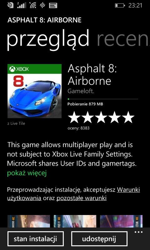 System - 4+ 435 posiada Windows Phone w najnowszej obecnie dostępnej