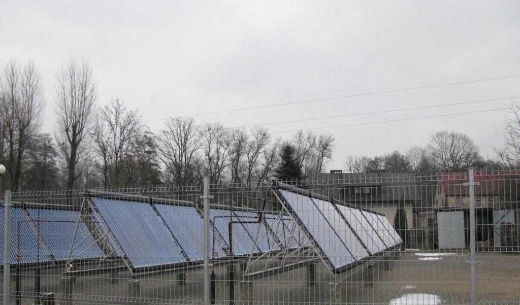 Wykonanie instalacji solarnej dla podgrzewu ciepłej wody dla krytej